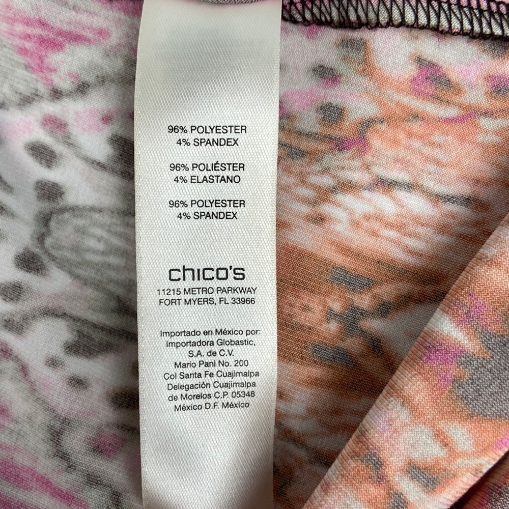 Chico's Art Nouveau Butterfly-Print Maxi Dress Size M - Picture 12 of 13